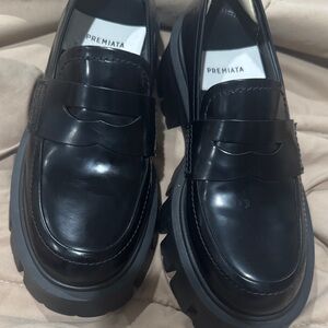 Premiata Glossy Black Men's Loafers